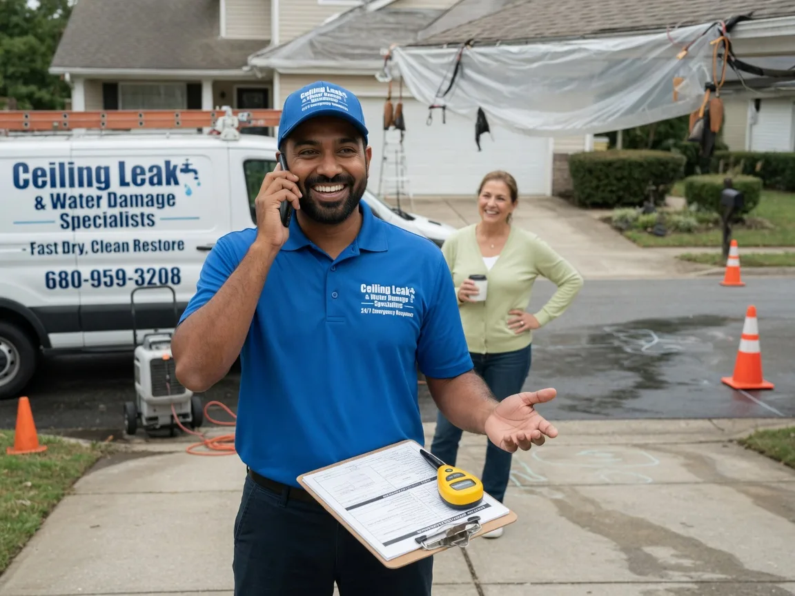 Ceiling Leak Cleanup Hiland, WY FAQs
